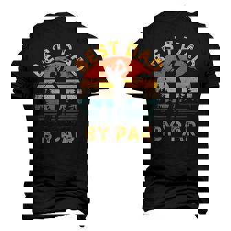 Mens Best Dad By Par Golfing Fathers Day Golf Lover Men's 3D T-Shirt Back Print | Mazezy