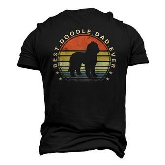 Best Doodle Dad Dog Lover Owner Labradoodle Goldendoodle Men's 3D T-Shirt Back Print | Mazezy