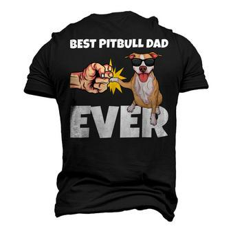 Best Pitbull Dad Ever Dog Owner Pitbull Men's 3D T-shirt Back Print - Seseable