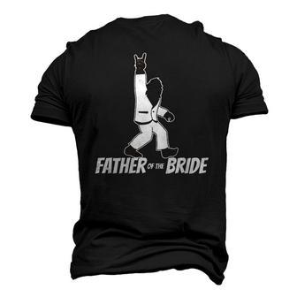 Mens Bigfoot Rock And Roll Wedding Party For Father Of Bride Men's 3D T-Shirt Back Print | Mazezy