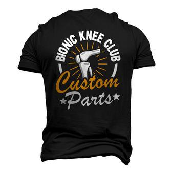Bionic Knee Club Custom Parts Surgery Knee Replacement Men's 3D T-Shirt Back Print | Mazezy