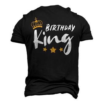 Birthday King Mens Golden Graphic Mens & Boys Men's 3D T-shirt Back Print - Seseable