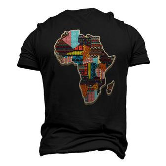 Black History African Tribal Pattern Men's 3D T-Shirt Back Print | Mazezy