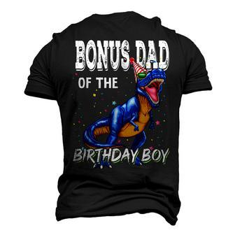 Mens Bonus Dad Of The Birthday Boy Matching Father Bonus Dad Men's 3D T-shirt Back Print - Seseable