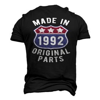 Born In 1992 Vintage Made In 1992 Original Parts Birth Year Men's 3D T-Shirt Back Print | Mazezy