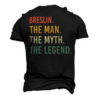 Breslin Name Shirt Breslin Family Name Men's 3D Print Graphic Crewneck Short Sleeve T-shirt - Monsterry