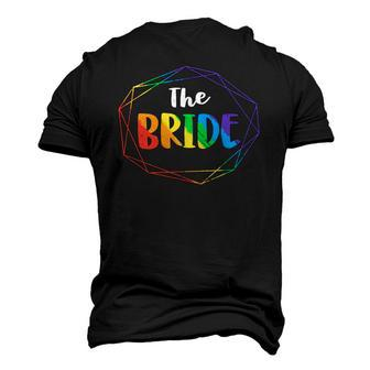 The Bride Gay Lesbian Bachelorette Party Diamond Wedding Men's 3D T-Shirt Back Print | Mazezy