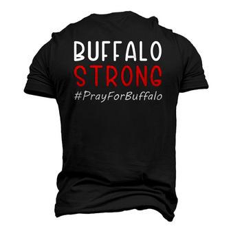 Buffalo Strong Pray For Buffalo Men's 3D T-Shirt Back Print | Mazezy