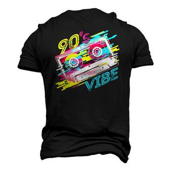 Cassette Tape Party Retro 90S Music Costume 90S Vibe Men's 3D T-Shirt Back Print | Mazezy