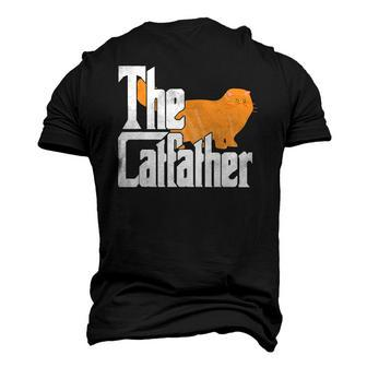 The Catfather Cat Father Father Father Cat Men's 3D T-Shirt Back Print | Mazezy
