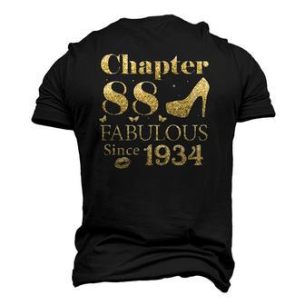 Chapter 88 Fabulous Since 1934 88Th Birthday For Ladies Men's 3D T-Shirt Back Print | Mazezy
