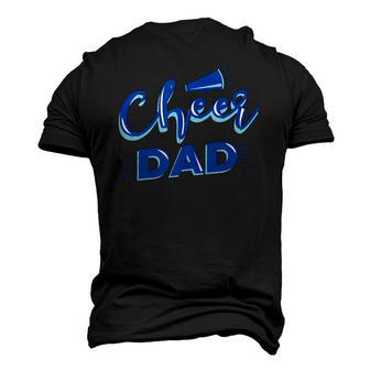 Cheer Dad Proud Cheerleader Father Cheer Parent Men's 3D T-Shirt Back Print | Mazezy