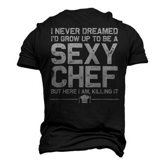 Chef Men Women Sexy Cooking Novelty Culinary Men's 3D T-Shirt Back Print | Mazezy