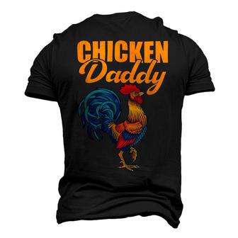 Chicken Chicken Chicken Daddy Chicken Dad Farmer Poultry Farmer V3 Men's 3D Print Graphic Crewneck Short Sleeve T-shirt - Monsterry UK