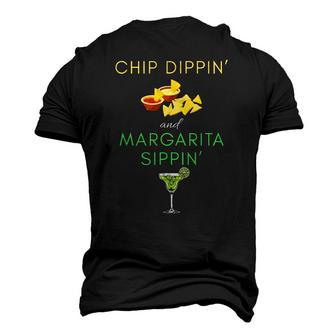 Chip Dippin And Margarita Sippin Cinco De Mayo Men's 3D T-Shirt Back Print | Mazezy