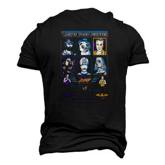 Choose Your Fighter Triple Jump Men's 3D T-Shirt Back Print | Mazezy