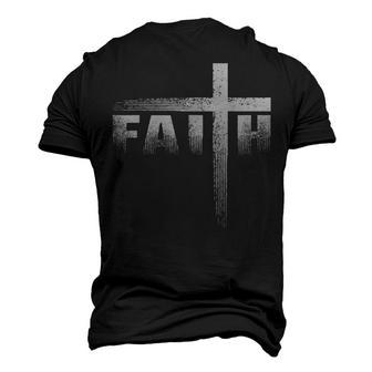 Christian Faith & Cross Christian Faith & Cross Men's 3D T-Shirt Back Print | Mazezy