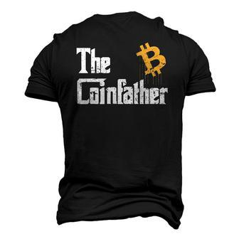 The Coinfather Bitcoin Cryptocurrency Btc Coin Men's 3D T-Shirt Back Print | Mazezy