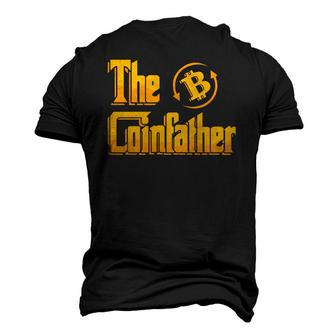 The Coinfather Day Trader Cryptocurrency Bitcoin Idea Men's 3D T-Shirt Back Print | Mazezy