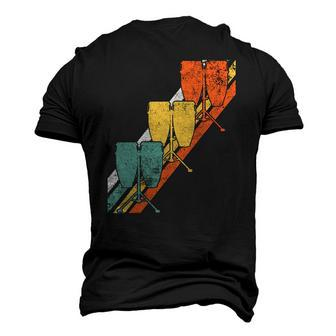 Congas Conga Drum Drummer Drumming Retro Men's 3D T-Shirt Back Print | Mazezy