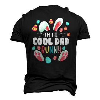 Im The Cool Dad Bunny Matching Easter Party Men's 3D T-Shirt Back Print | Mazezy