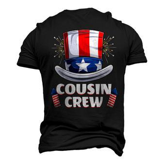 Cousin Crew 4Th Of July Family Matching Boys Girls Kids Men's 3D T-shirt Back Print - Seseable