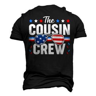 Cousin Crew 4Th Of July Patriotic American Family Matching V8 Men's 3D T-shirt Back Print - Seseable