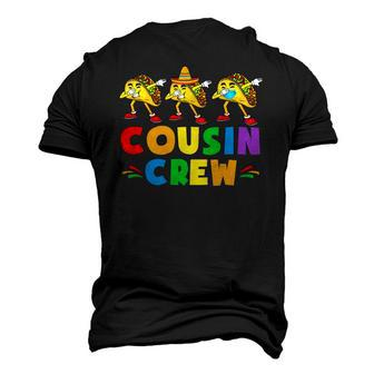 Cousin Crew Squad Cute Taco Cinco De Mayo Party Matching Men's 3D T-Shirt Back Print | Mazezy