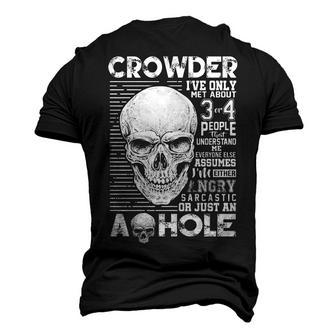 Crowder Name Crowder Ive Only Met About 3 Or 4 People Men's 3D T-shirt Back Print - Seseable