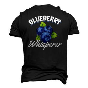 Cute Blueberry Whisperer Blueberry Lovers Blueberries Men's 3D T-Shirt Back Print | Mazezy