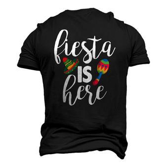 Cute Fiesta Sombrero Maraca Cinco De Mayo Men's 3D T-Shirt Back Print | Mazezy