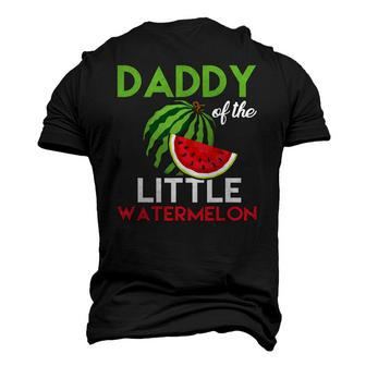 Mens Cute Watermelon Daddy Dad For Men Men's 3D T-Shirt Back Print | Mazezy