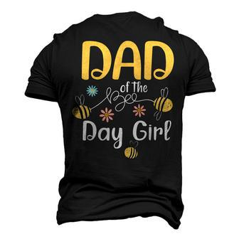 Dad Bee Birthday Party Matching Family First Bee Day Men's 3D T-shirt Back Print - Seseable