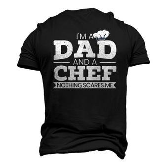 Im A Dad And A Chef Fathers Day Men's 3D T-Shirt Back Print | Mazezy