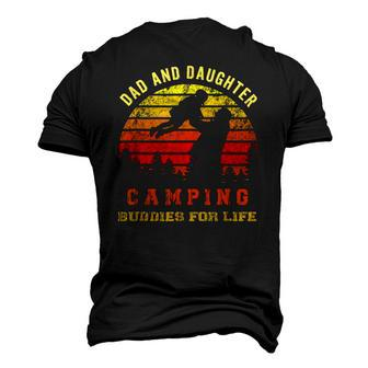 Dad And Daughter Camping Buddies For Life Men's 3D T-Shirt Back Print | Mazezy