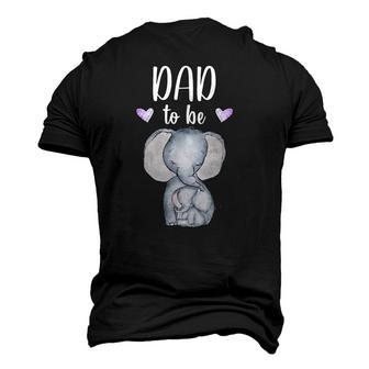 Mens Dad To Be Elephant Baby Shower Future Dad Men's 3D T-Shirt Back Print | Mazezy