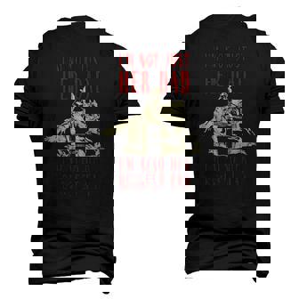 Mens Dad Father Barrel Racing Racer Horse Riding Rodeo Cowgirl Men's 3D T-Shirt Back Print | Mazezy