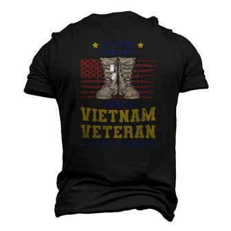 Im A Dad A Grandpa And A Vietnam Veteran Nothing Scares Me Men's 3D T-Shirt Back Print | Mazezy