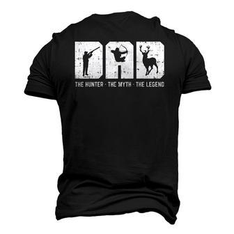 Mens Dad Hunter Myth Legend Hunting Archery Deer Hunter Men Men's 3D T-Shirt Back Print | Mazezy