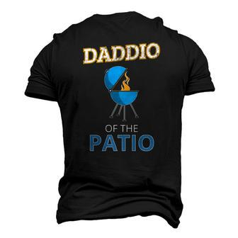 Mens Daddio Of The Patio Fathers Day Bbq Grill Dad Men's 3D T-Shirt Back Print | Mazezy