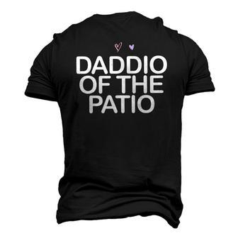 Daddio Of The Patio Saying Mom Heart Cute Graphic Men's 3D T-Shirt Back Print | Mazezy