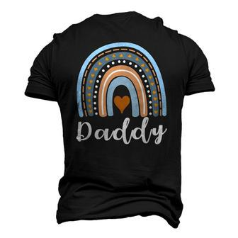 Mens Daddy Boho Rainbow Daddy Dad Matching Men's 3D T-Shirt Back Print | Mazezy