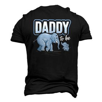 Daddy To Be Elephant Baby Shower Pregnancy Fathers Day Men's 3D T-Shirt Back Print | Mazezy