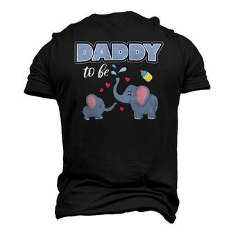 Daddy To Be Pregnancy Elephant Lovers Men's 3D T-Shirt Back Print | Mazezy
