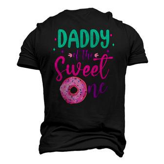 Daddy Of Sweet One 1St Birthday Party Matching Donut Men's 3D T-Shirt Back Print | Mazezy