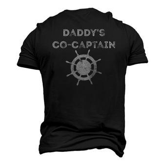 Daddys Co-Captain Boating For Boys And Girls Men's 3D T-Shirt Back Print | Mazezy
