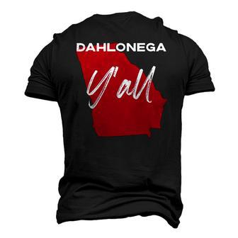 Dahlonega Georgia Yall Ga Pride State Map Cute Men's 3D T-Shirt Back Print | Mazezy