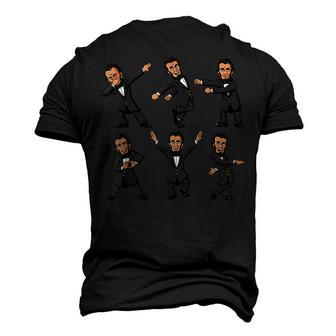 Dancing Abraham Lincoln 4Th Of July Boys Girls Kids Men's 3D T-shirt Back Print - Seseable