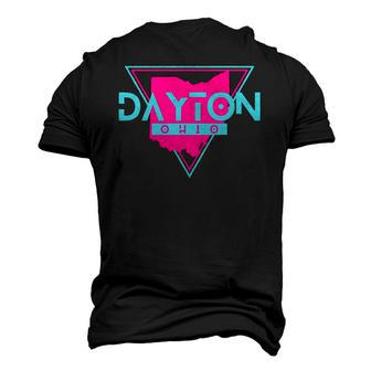 Dayton Ohio Triangle Souvenirs City Lover Men's 3D T-Shirt Back Print | Mazezy