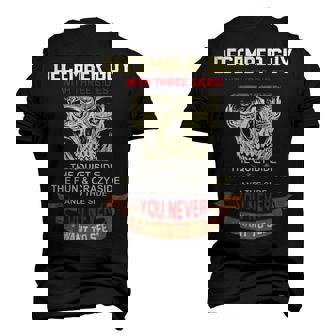 December Guy I Have 3 Sides December Guy Birthday Men's 3D T-shirt Back Print | Seseable CA